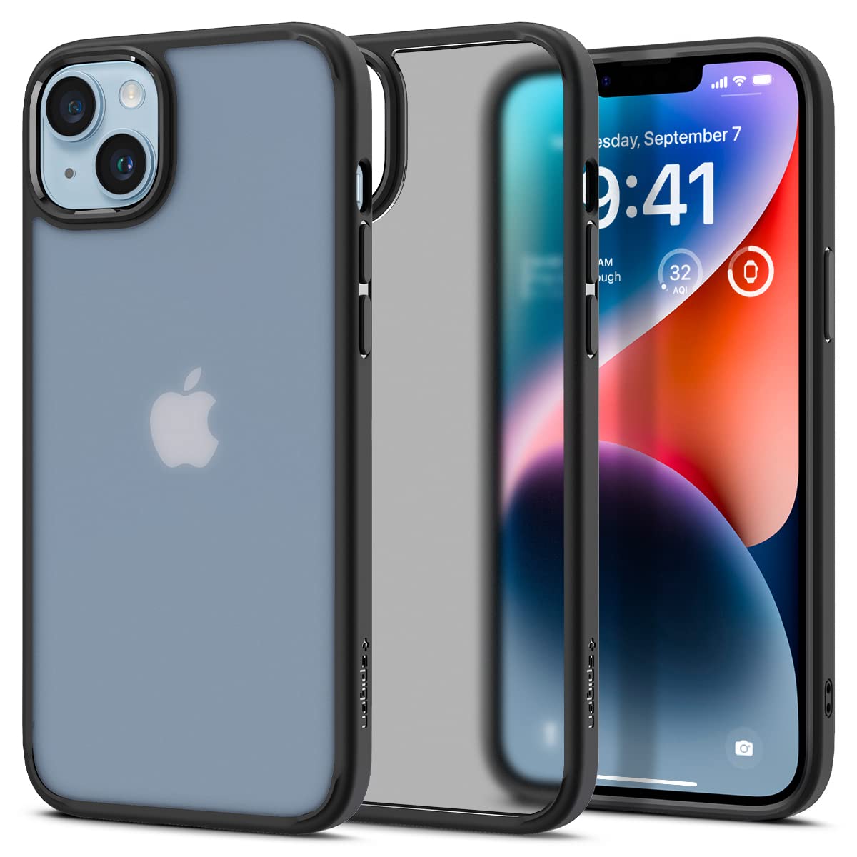 Spigen Ultra Hybrid Cover Compatible with iPhone 14 (Navy Blue)