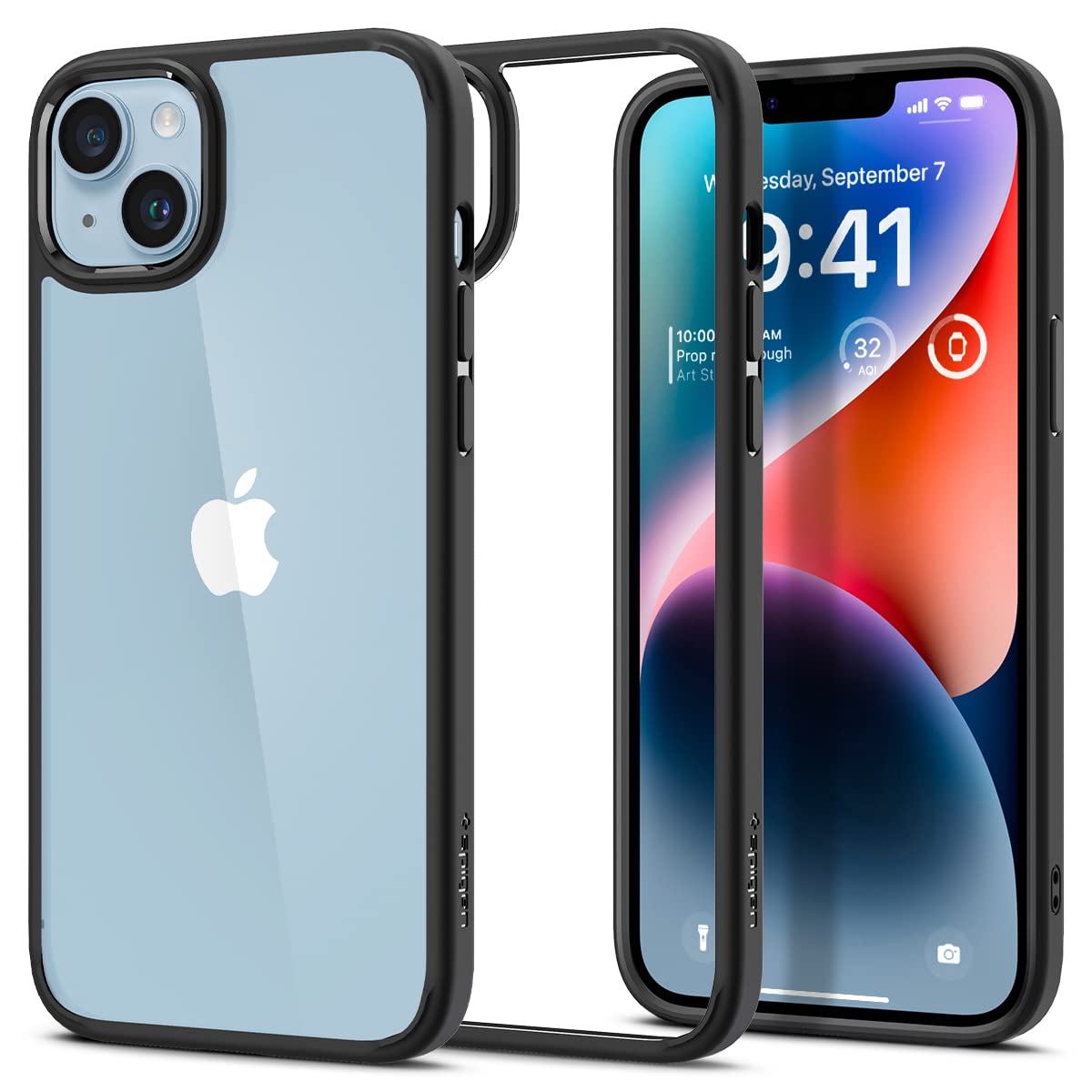 Spigen Ultra Hybrid Cover Compatible with iPhone 14 (Navy Blue)