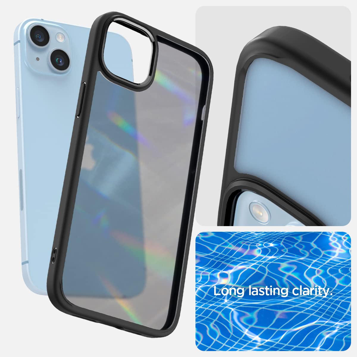 Spigen Ultra Hybrid Cover Compatible with iPhone 14 (Navy Blue)