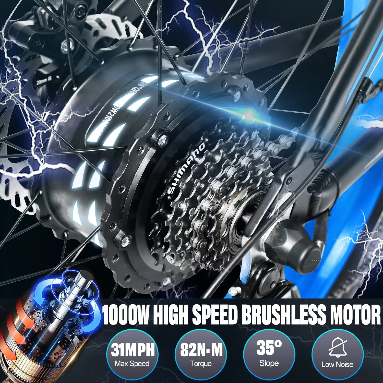 Removable 48V 17.5Ah - Battery, Up to 56 km/h